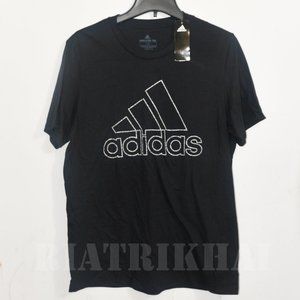 Adidas men graphic tee Black